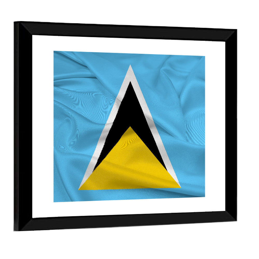 Flag Of Saint Lucia Wall Art