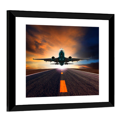 Passenger Jet Plane Wall Art