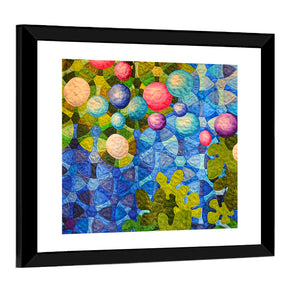 Colorful Quilt Design Wall Art