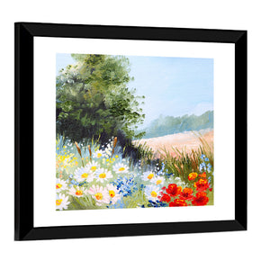 Meadow Of Daisies Artwork Wall Art