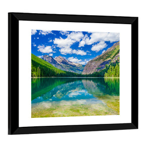 Avalanche Lake In Glacier National Park Montana Wall Art