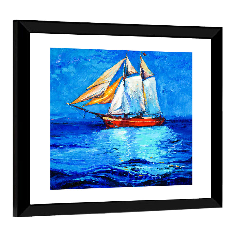 Sail Ship & Sea Artwork Wall Art