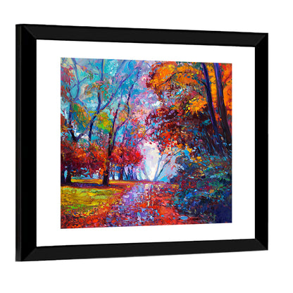 Autumn Forest Artwork Wall Art