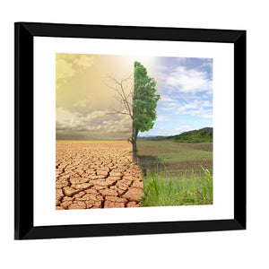 Global Warming Concept Wall Art