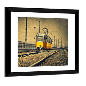 The Tram On Track Wall Art