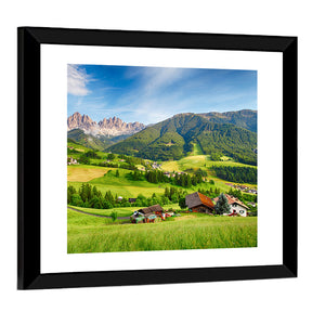 Dolomites Alps Mountain Val di Funes Wall Art