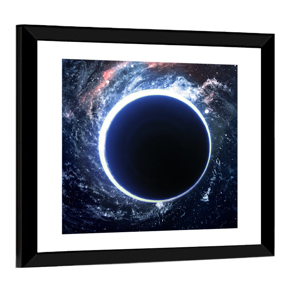 Black Hole Nebula in Deep Space Wall Art