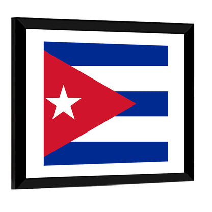 National Flag Of Cuba Wall Art