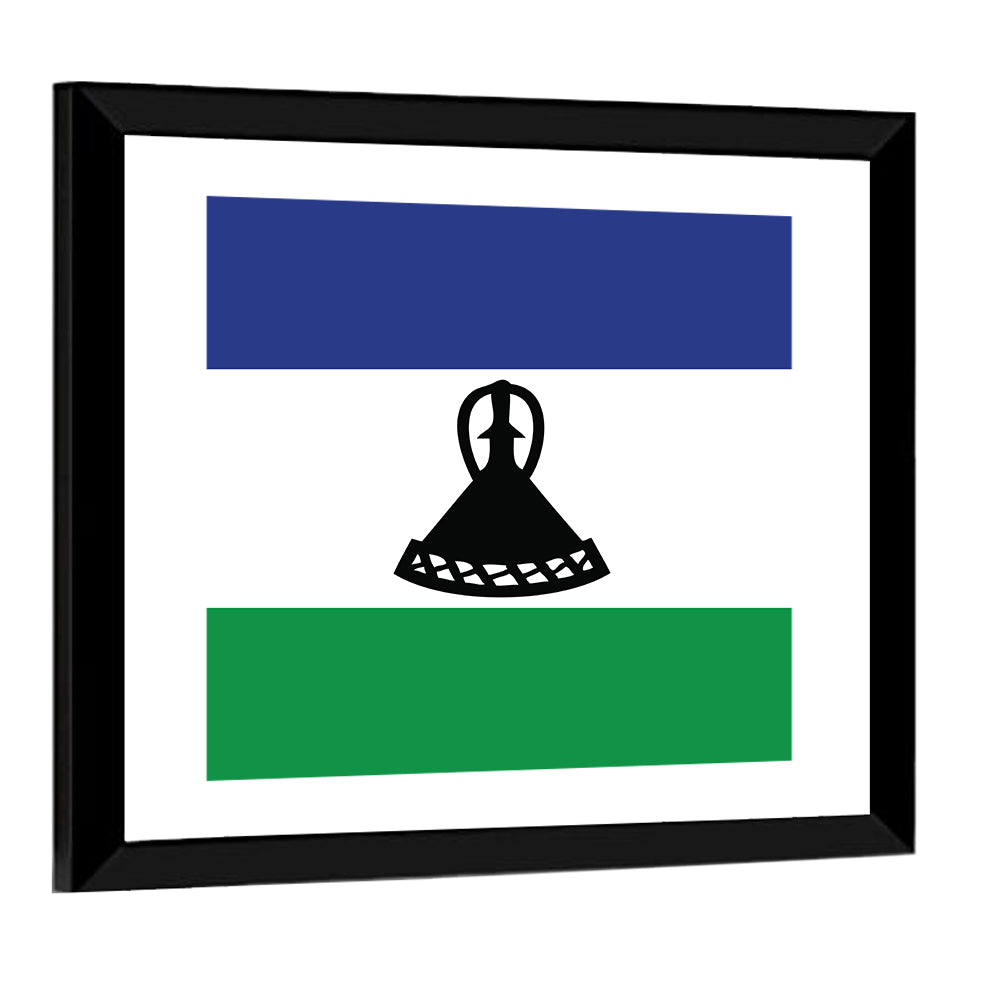 Flag of Lesotho Wall Art