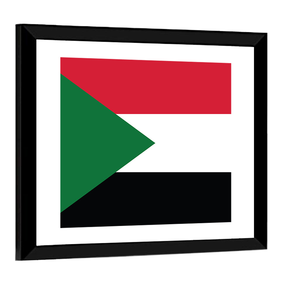 Flag Of Sudan Wall Art