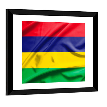 Flag Of Mauritius Wall Art