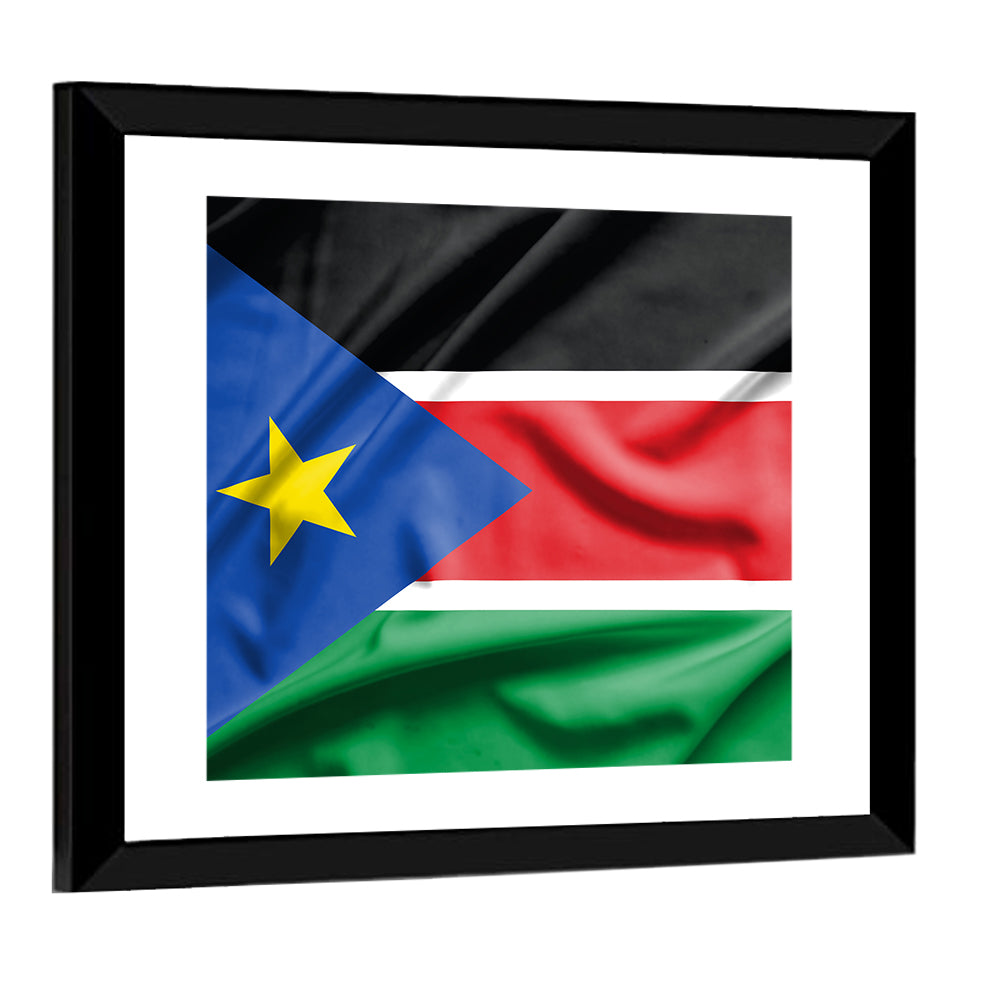 South Sudan Flag Wall Art
