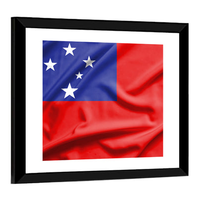 Flag Of Samoa Wall Art