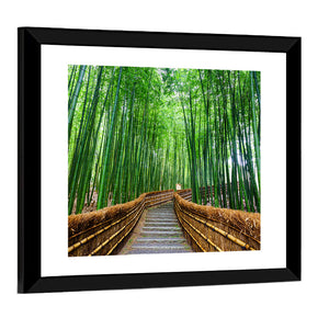 Path To Bamboo Forest Kyoto Wall Art