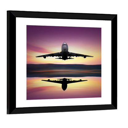 Airplane Taking Off Wall Art
