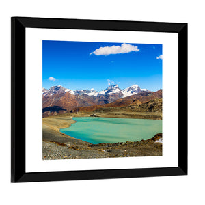 Mountain Lake In Switzerland Wall Art