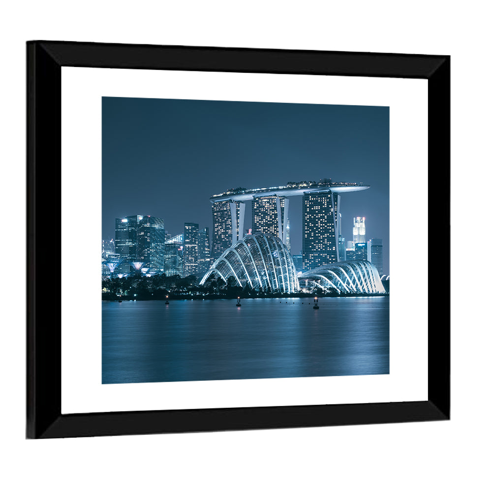 Singapore Marina Bay Skyline Wall Art