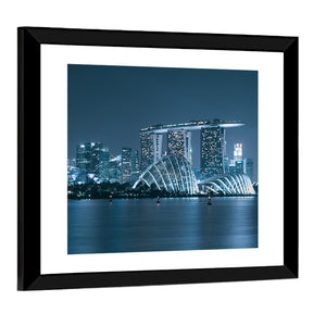 Singapore Skyscaper In Marina Bay Wall Art