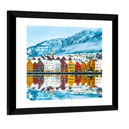View On Bruges Norway Wall Art