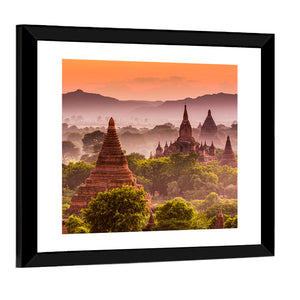 Bagan Old Temples In Myanmar Wall Art