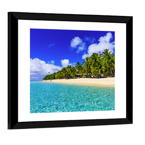 Dravuni Island Beach In Fiji Wall Art