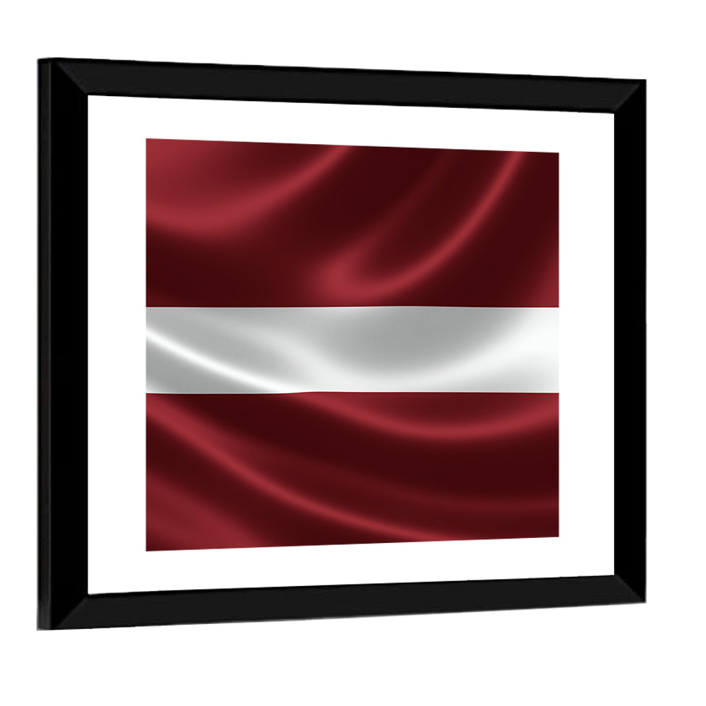 Flag Of Latvia Wall Art