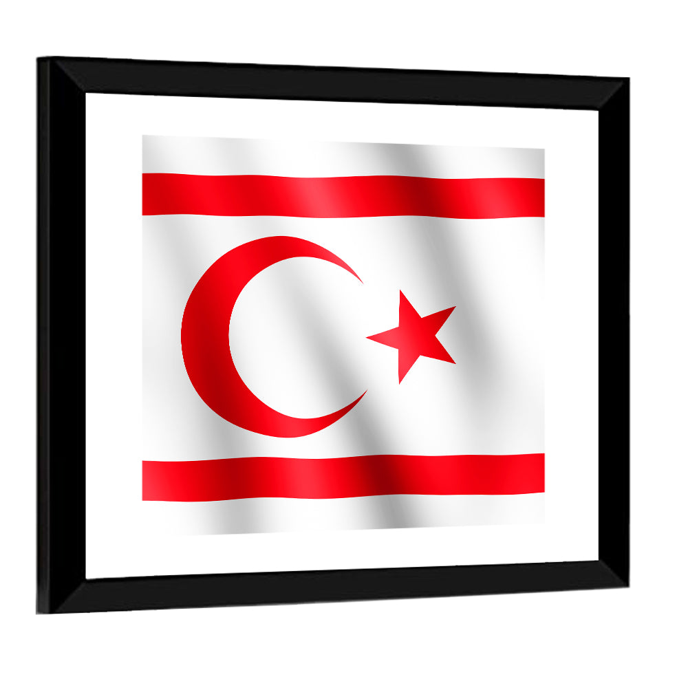 Northern Cyprus Flag Wall Art