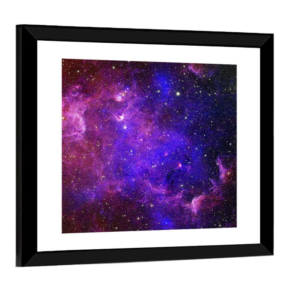 Galaxy Stars In Space Wall Art