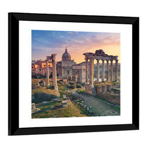 Roman Ruins In Rome Italy Wall Art