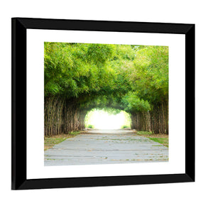 Kyoto bamboo forest walkway Wall Art