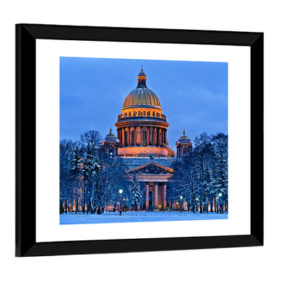 St Isaac Cathedral In Saint Petersburg Wall Art