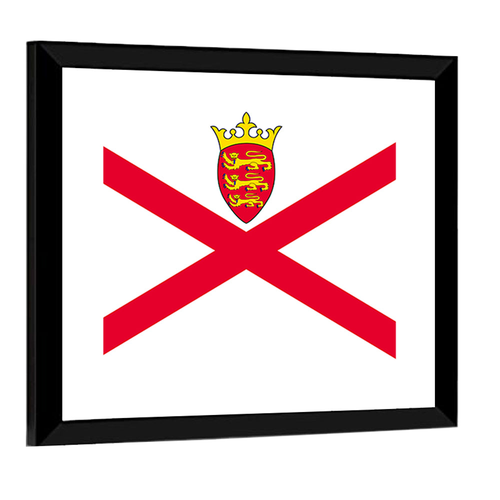 Flag Of Jersey Wall Art