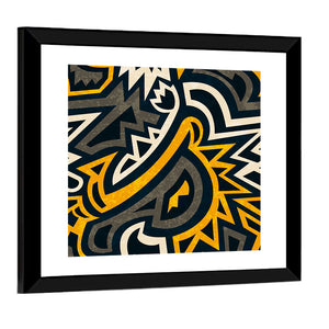 African Geometric Pattern Wall Art