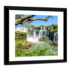 Iguazu Falls View From Argentina Wall Art