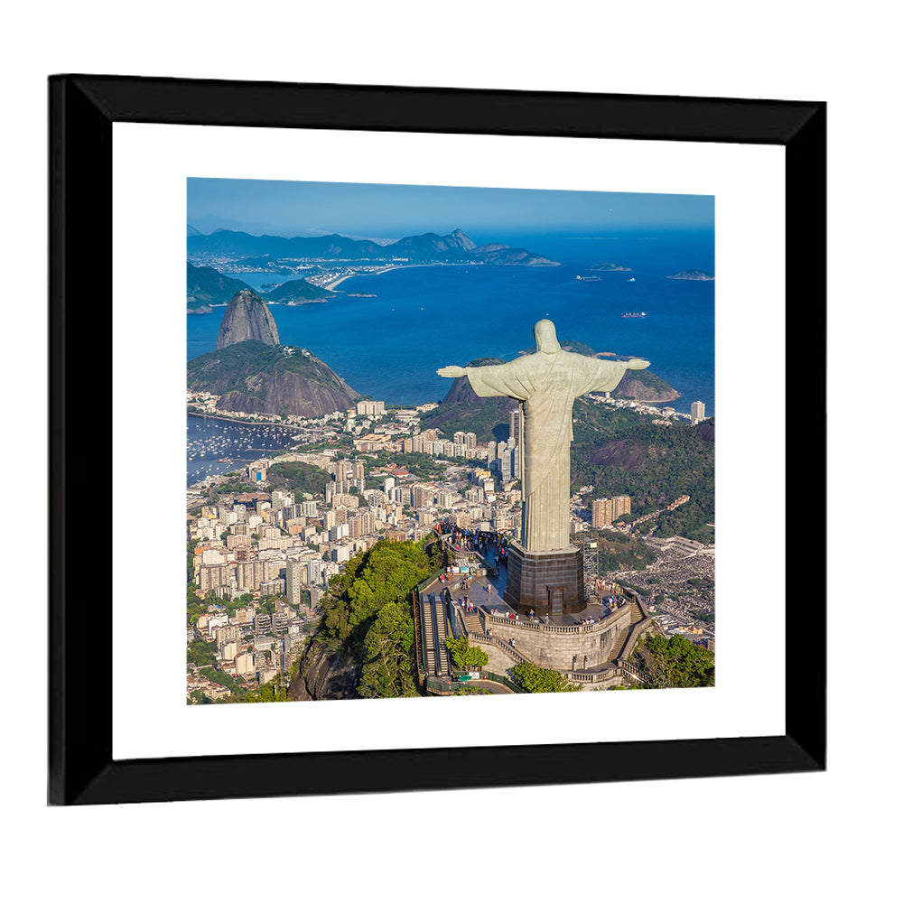 Botafogo Bay with Sugarloaf Mountain Wall Art