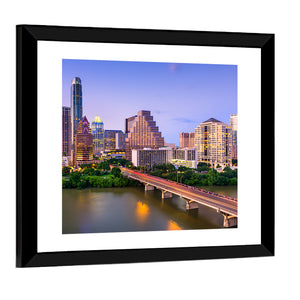 Austin Downtown Skyline Wall Art