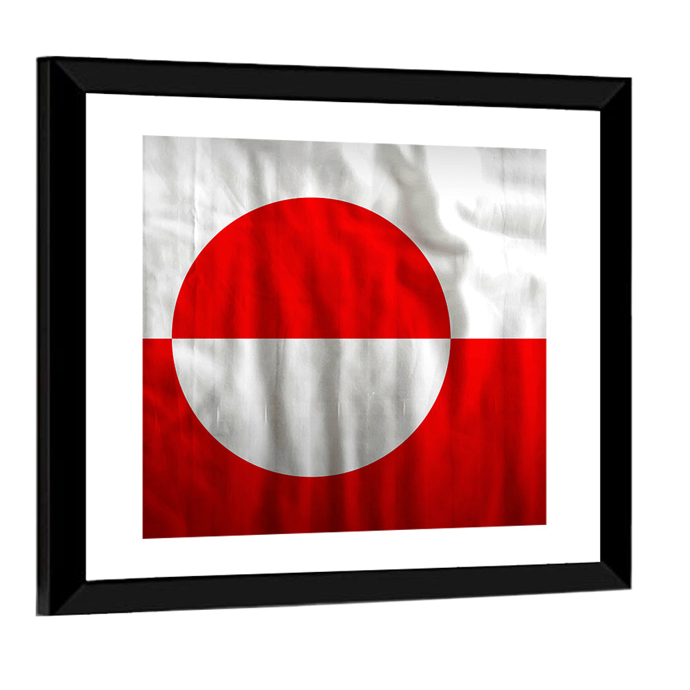 Flag Of Greenland Wall Art