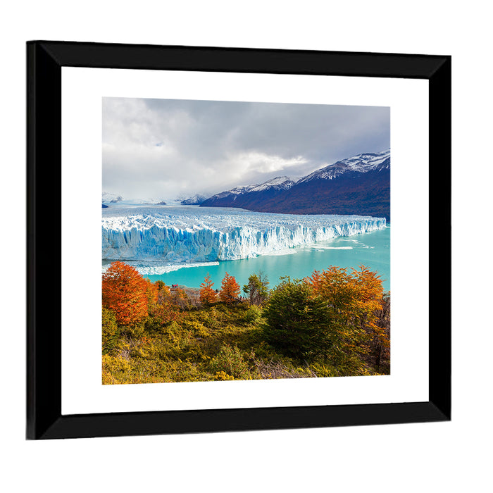 Perito Moreno Glacier, Autumn Wall Art as a framed print