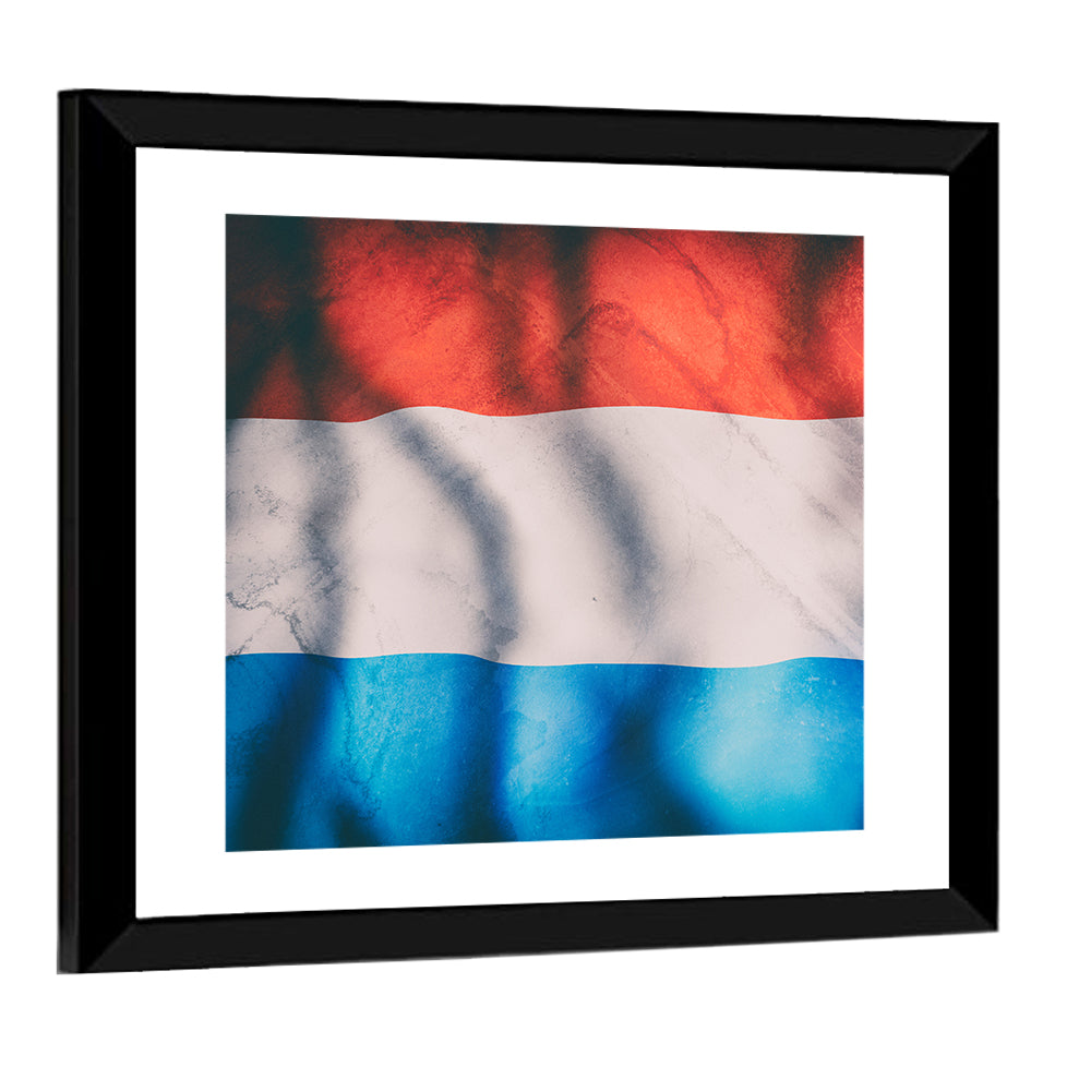 Luxembourg Flag Wall Art