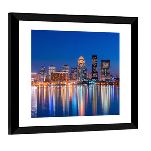 Skyline Downtown Louisville In Kentucky Wall Art