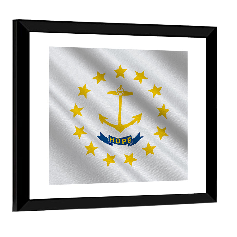 Rhode Island State Flag Wall Art