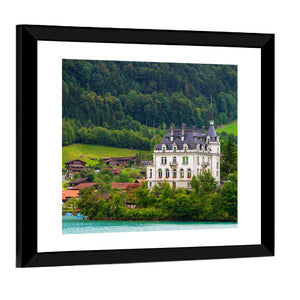 Mansion On Lake Brienz Wall Art