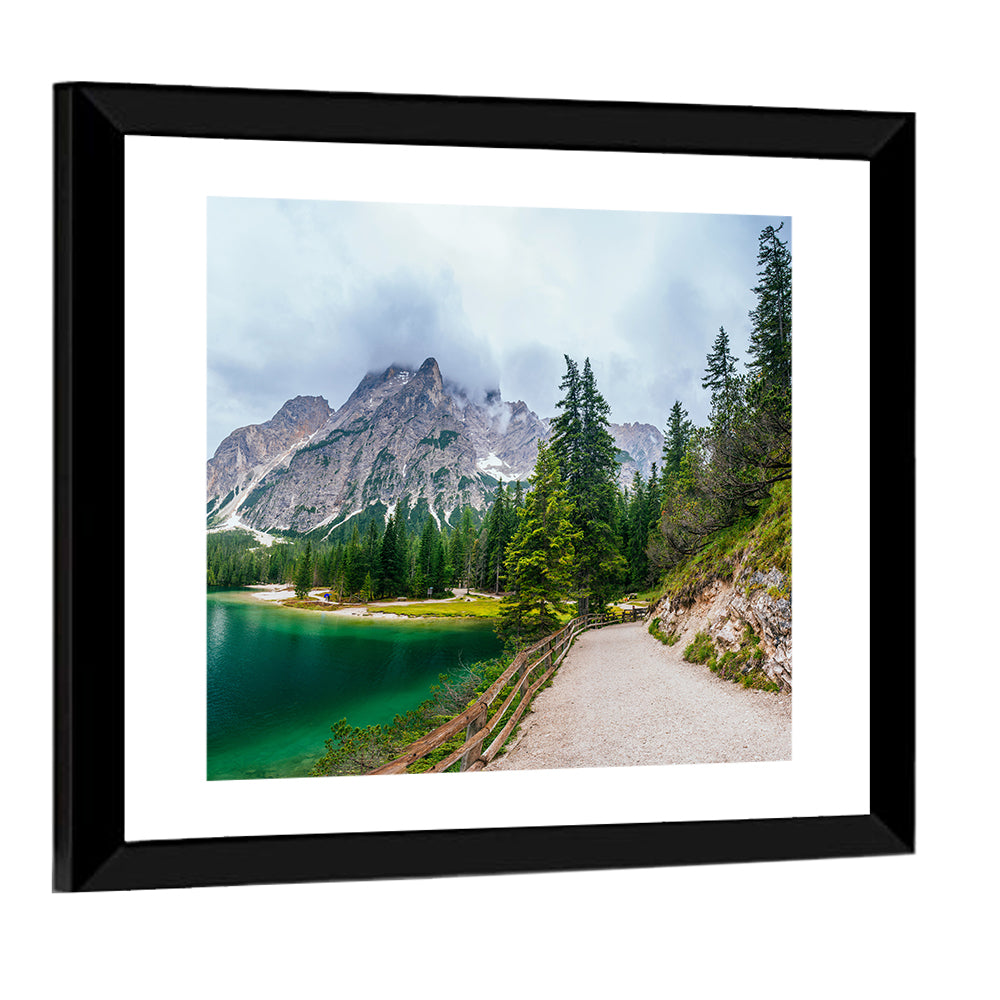 Lago Di Braies, Dolomites Wall Art