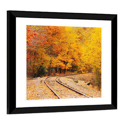 An Old Railroad Track Wall Art