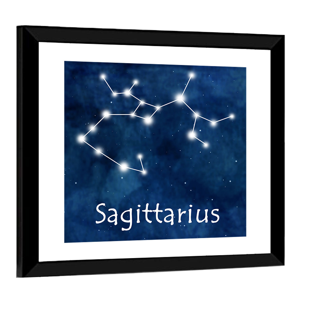Sagittarius Constellation Wall Art