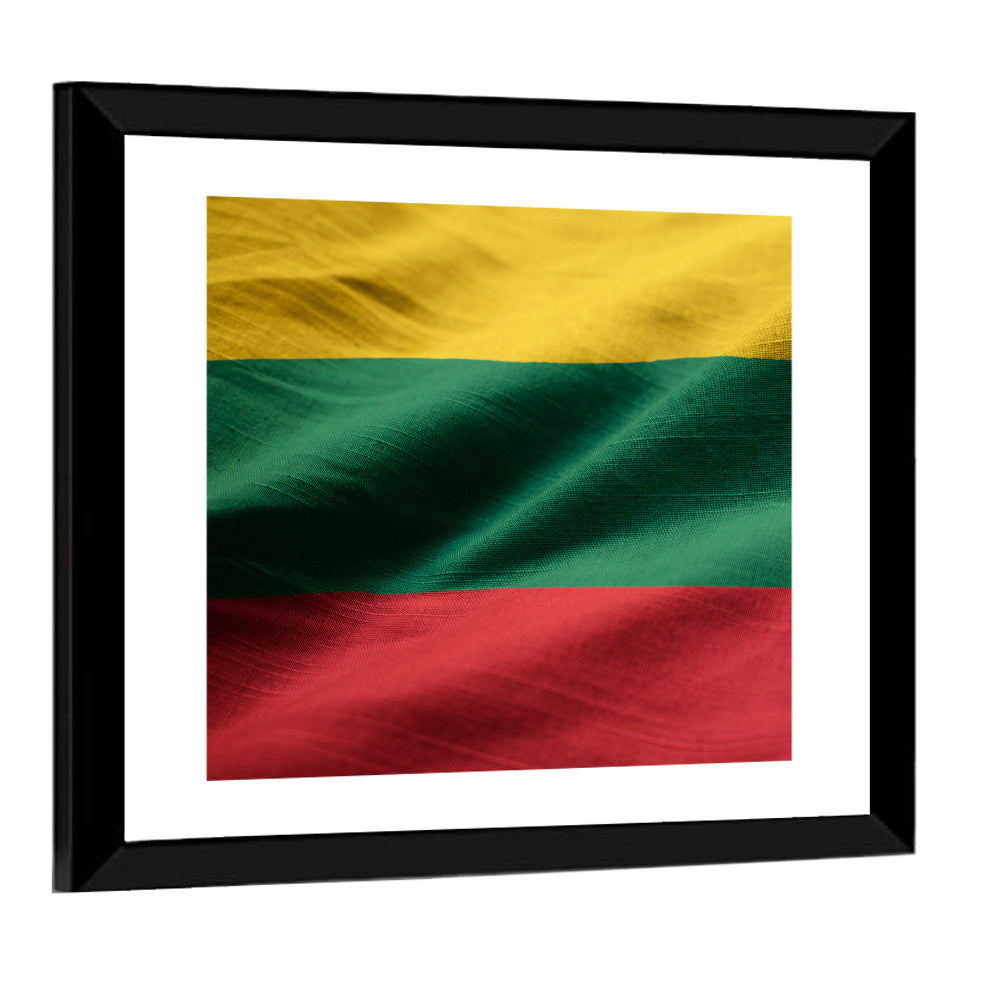 Lithuanian Flag Wall Art