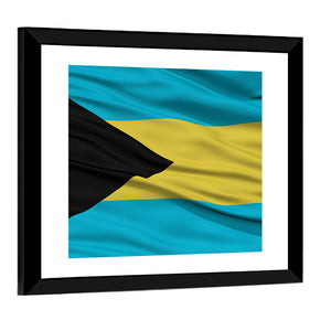 Bahamas Waving Flag Wall Art