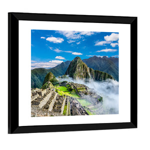 Machu Picchu In Mountains Wall Art