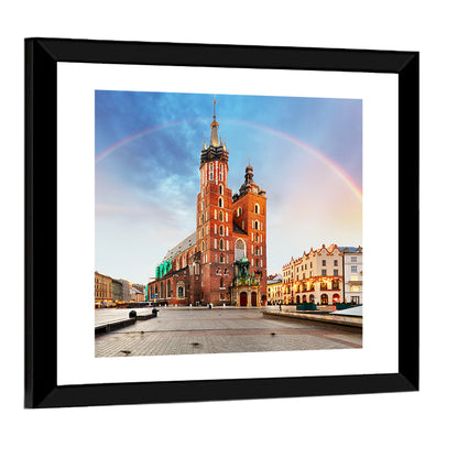 St Mary's Basilica In Krakow Wall Art
