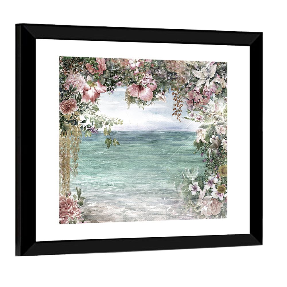Flowers Watercolor Abstract Wall Art